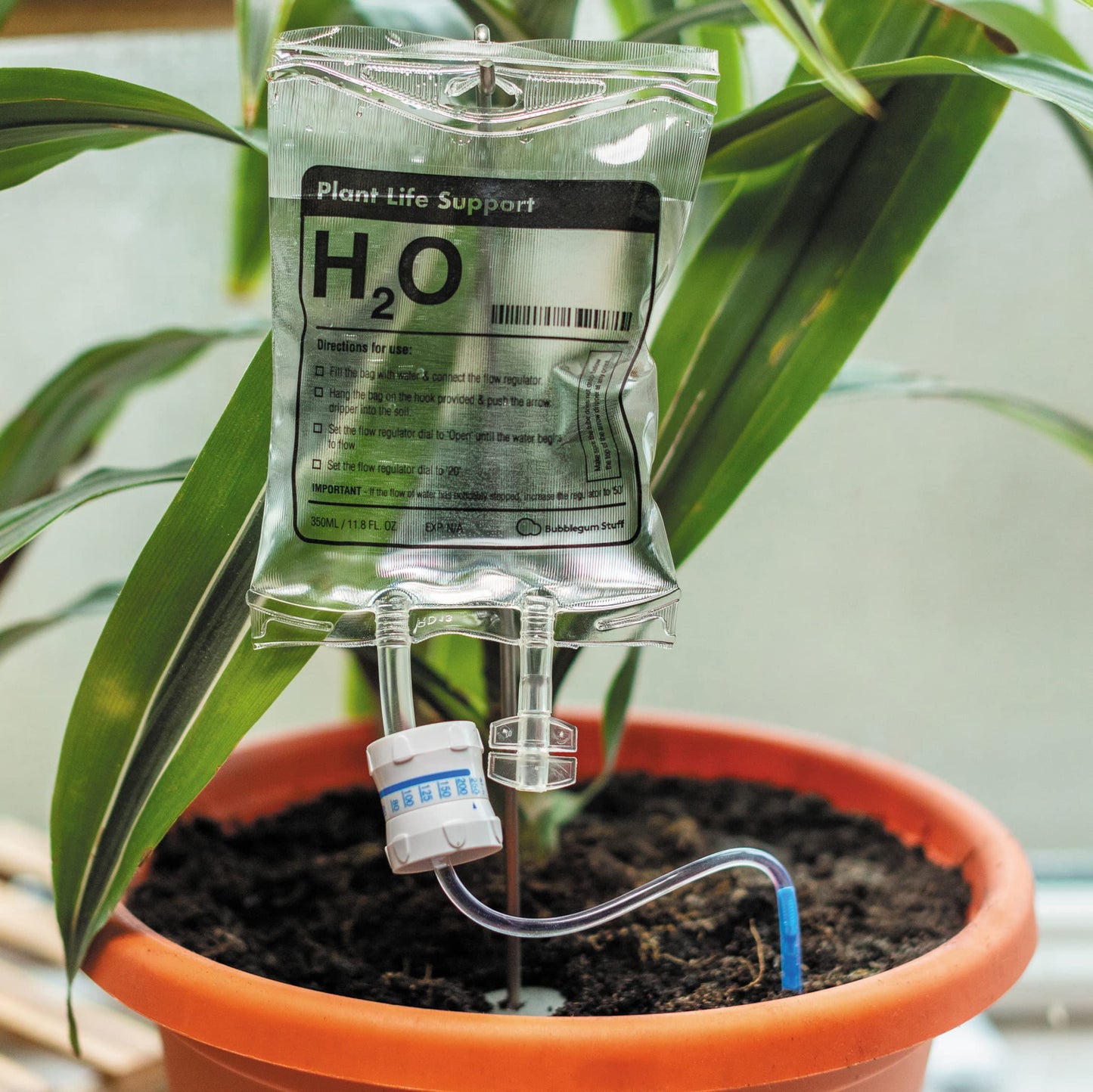 Bubblegum Stuff - Plant Life Support Drip Irrigation Device - Garden Tools, Home Accessories, Garden Gadgets Automatic Watering System - 350 ml