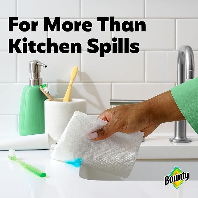 Bounty Select-A-Size Paper Towels, 2 Mega Rolls = 8 Regular Rolls