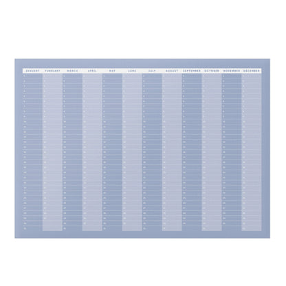 Busy B A3 Desk Pad in Floral with 36 Tear-off Sheets, Reminders, Notes and Handy Year Planner