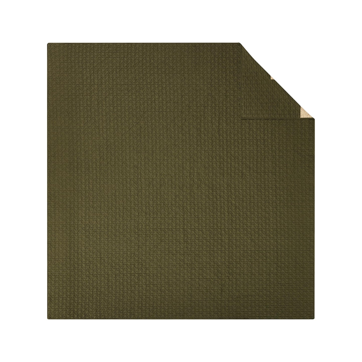 Pendleton King Quilt Set – 100% Cotton 3 Piece Quilt Set with Shams, Soft Lightweight Bedding for King Size Bed, Green & Beige Patterned Comforter Alternative, King Bedding Set (Tumalo)