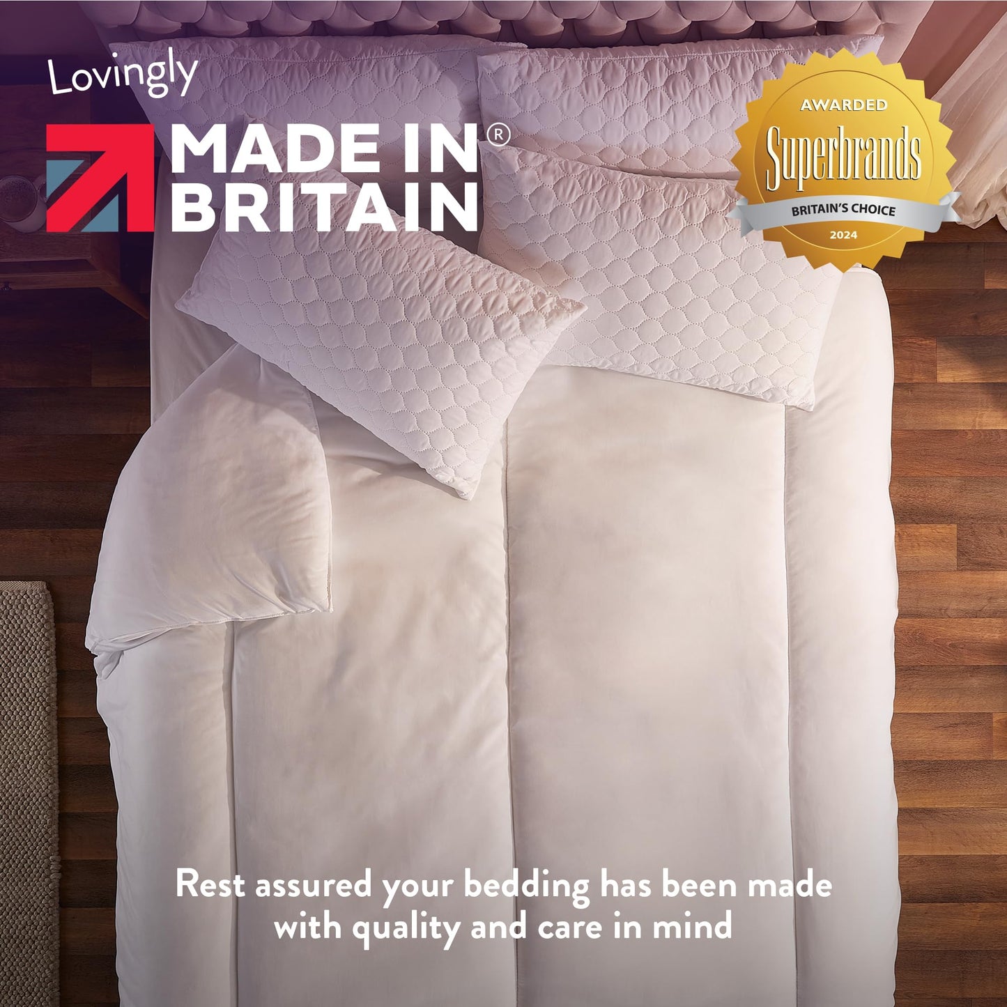 Slumberdown Warm Winter Nights Double Duvet 13.5 Tog - Thick & Cosy Quilt for Cold Weather | Soft Touch Cover, Non-Allergenic, Machine Washable, UK-Made Bedding (200 x 200cm)