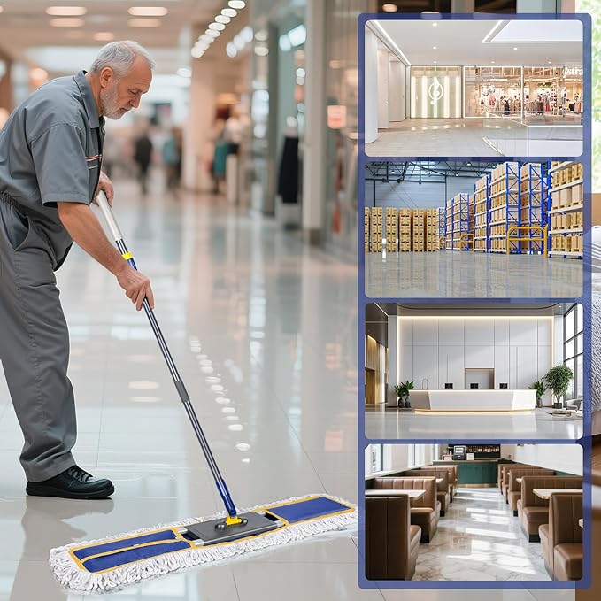 36" Commercial Mop for Floor Cleaning, Masthome Heavy Duty Industrial Mop