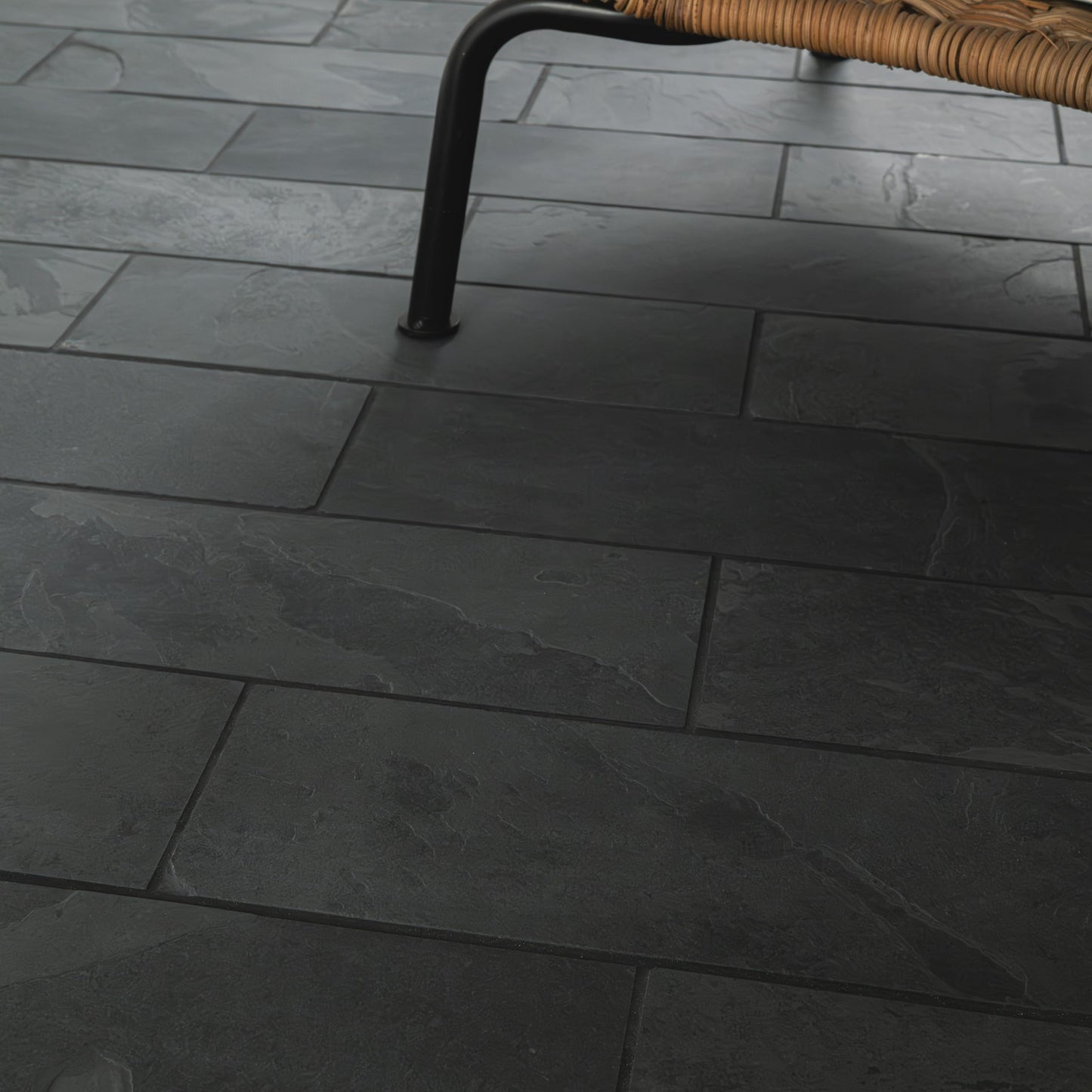 MSI Montauk Black 4 inch x 12 inch Gauged Slate Subway Tile for Kitchen Backsplash, Floor Tile, Wall Tile for Bathroom, Shower Wall Tile,