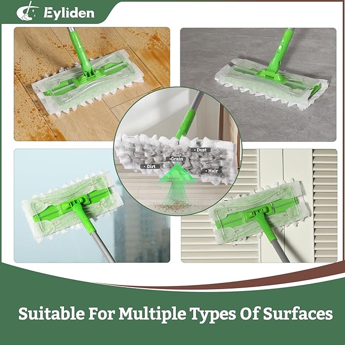Eyliden Sweeper Mop with 36 Refills