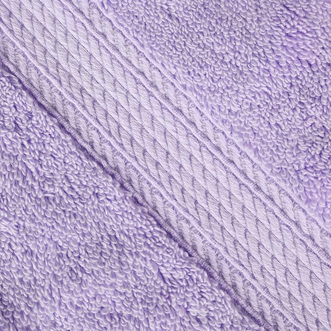 SUPERIOR Egyptian Cotton Pile 8 Piece Towel Set, Includes 2 Bath, 2 Hand