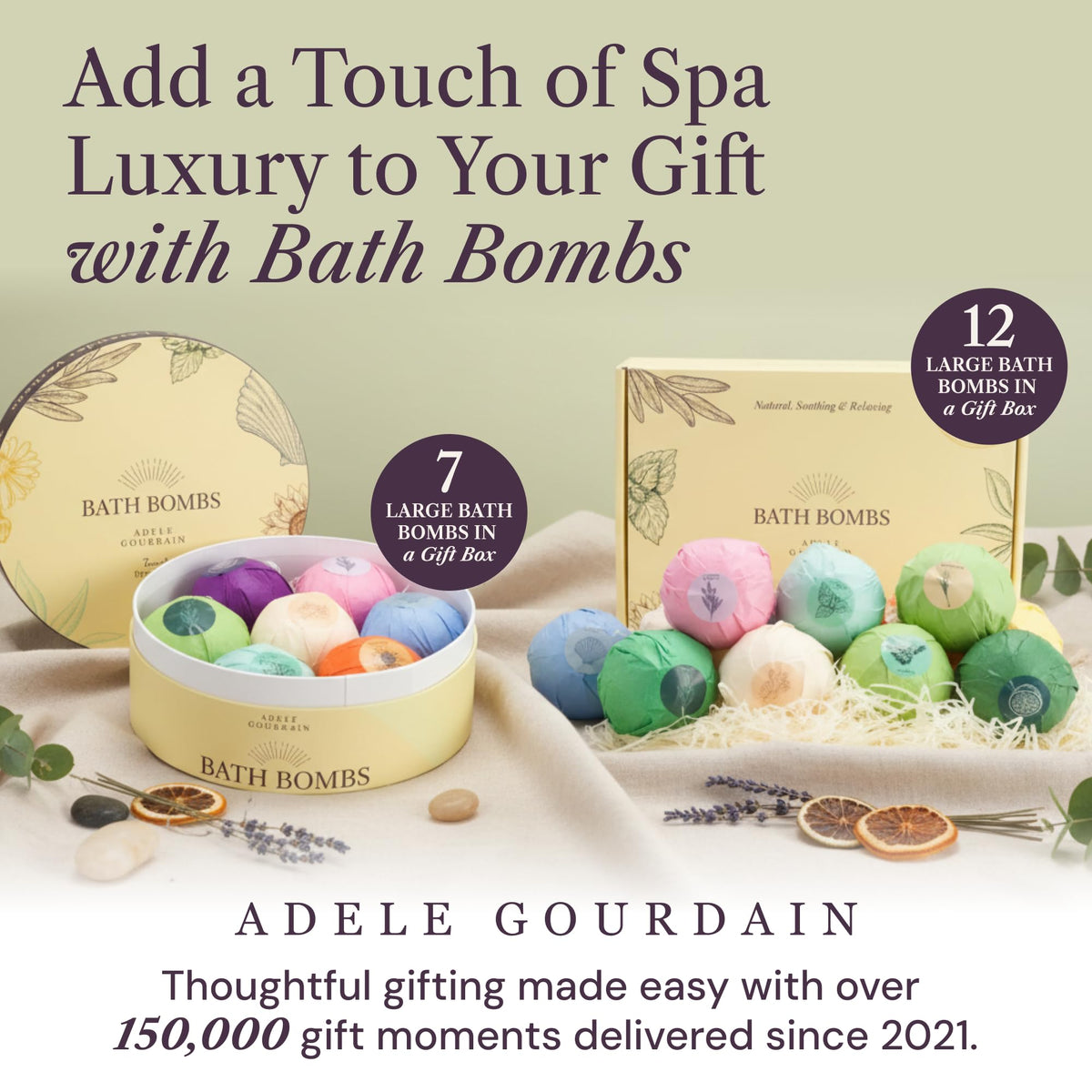 Adelegourdain Self Care Kit Woman - 4pcs Citrus Scent - Bath and Body Care Gift Basket for Women - Personal Care Spa Care Package with Body Wash, Lotion, Scrub & Butter, Birthday Gifts for Her