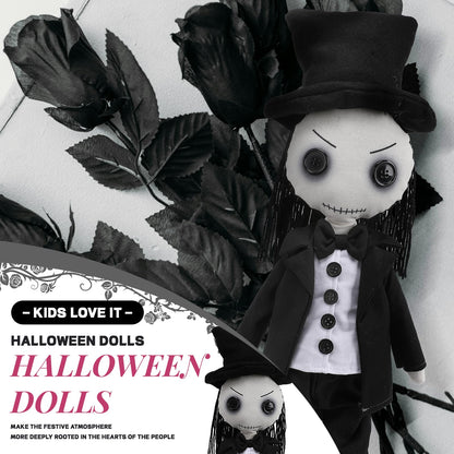 Varuotu 21" Gothic Haunted Doll Scary Living Dead Dolls Creepy Revenge Voodoo Doll Halloween Decoration Toy Gag Gifts