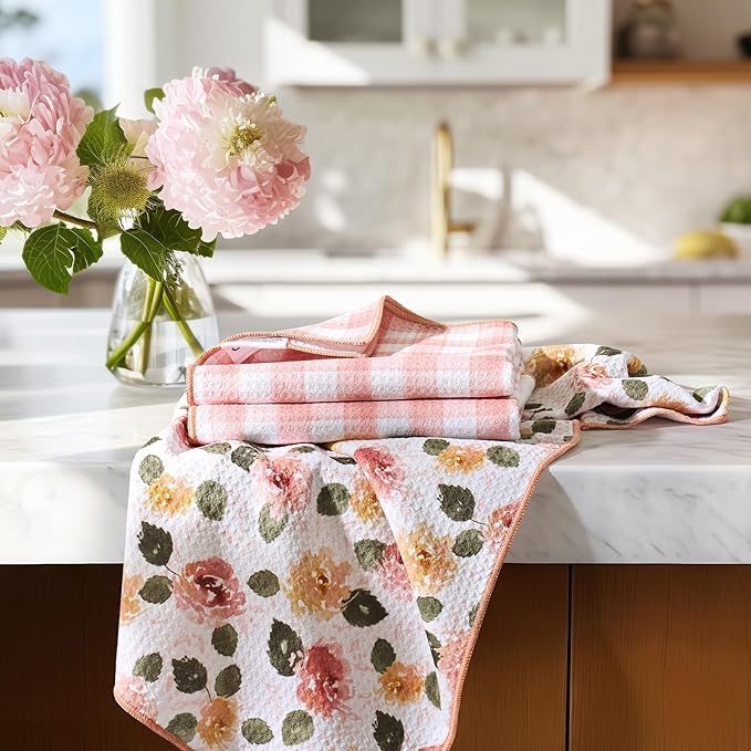 RECYCO Waffle Kitchen Towel Set of 2