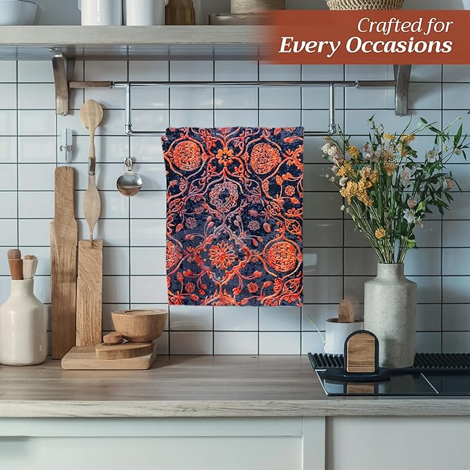 Maison d' Hermine Kitchen Towels Set of 3 100% Cotton 20" x 27.5" Reusable