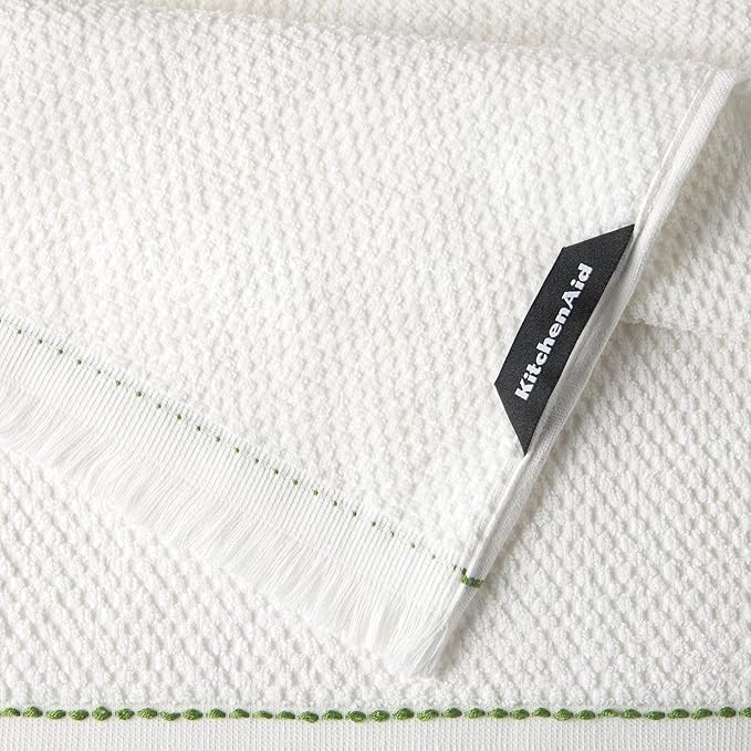 KitchenAid Gourmet Series Gridlines Kitchen Towels 3-Pack Set, 100% Cotton