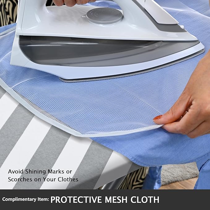 SheeChung Over The Door Ironing Board Cover 14x42 Inch, Thick Iron Covers