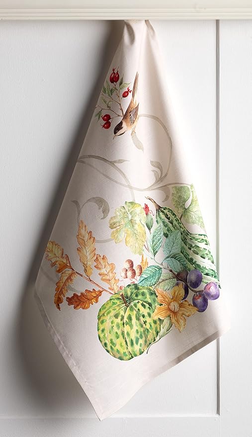 Maison d' Hermine Kitchen Towels Set of 3 100% Cotton 20" x 27.5" Reusable