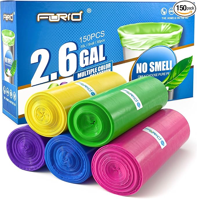 Forid Small Trash Bags for Bathroom