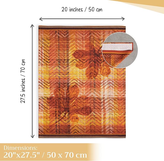 Maison d' Hermine Kitchen Towels Set of 3 100% Cotton 20" x 27.5" Reusable