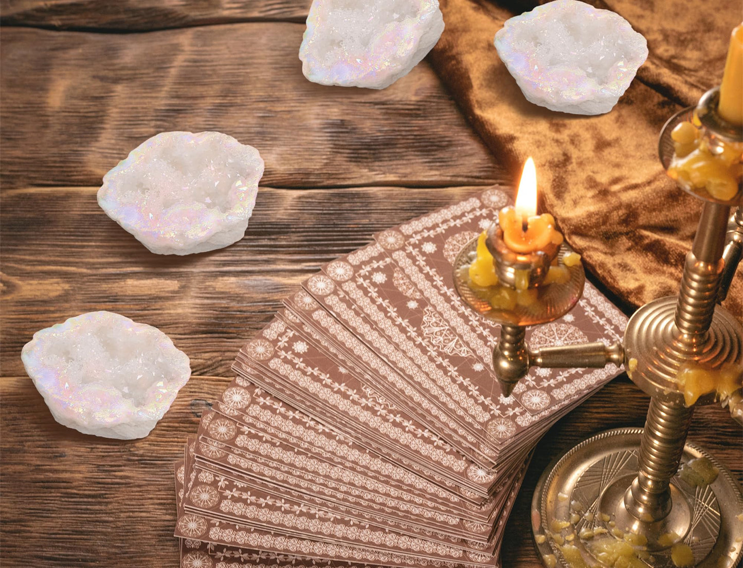 YATOJUZI Angel Aura Crystal Geode 2.75”-3.15" Large Rock Stone Raw Rocks Quartz Stones Healing Crystals Gemstones and Titanium Coated Big Mineral Geodes Energy Protection Reiki Decorations 1PCS