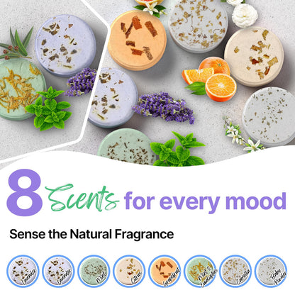 Shower Steamers Aromatherapy Blriet, Gifts for Women, Teen Girls, Wife, Her, Mom, Valentines Day Gifts Birthday Galentines Decoration Travel Essentials Self Care Home Spa Relaxation - 8 Pack