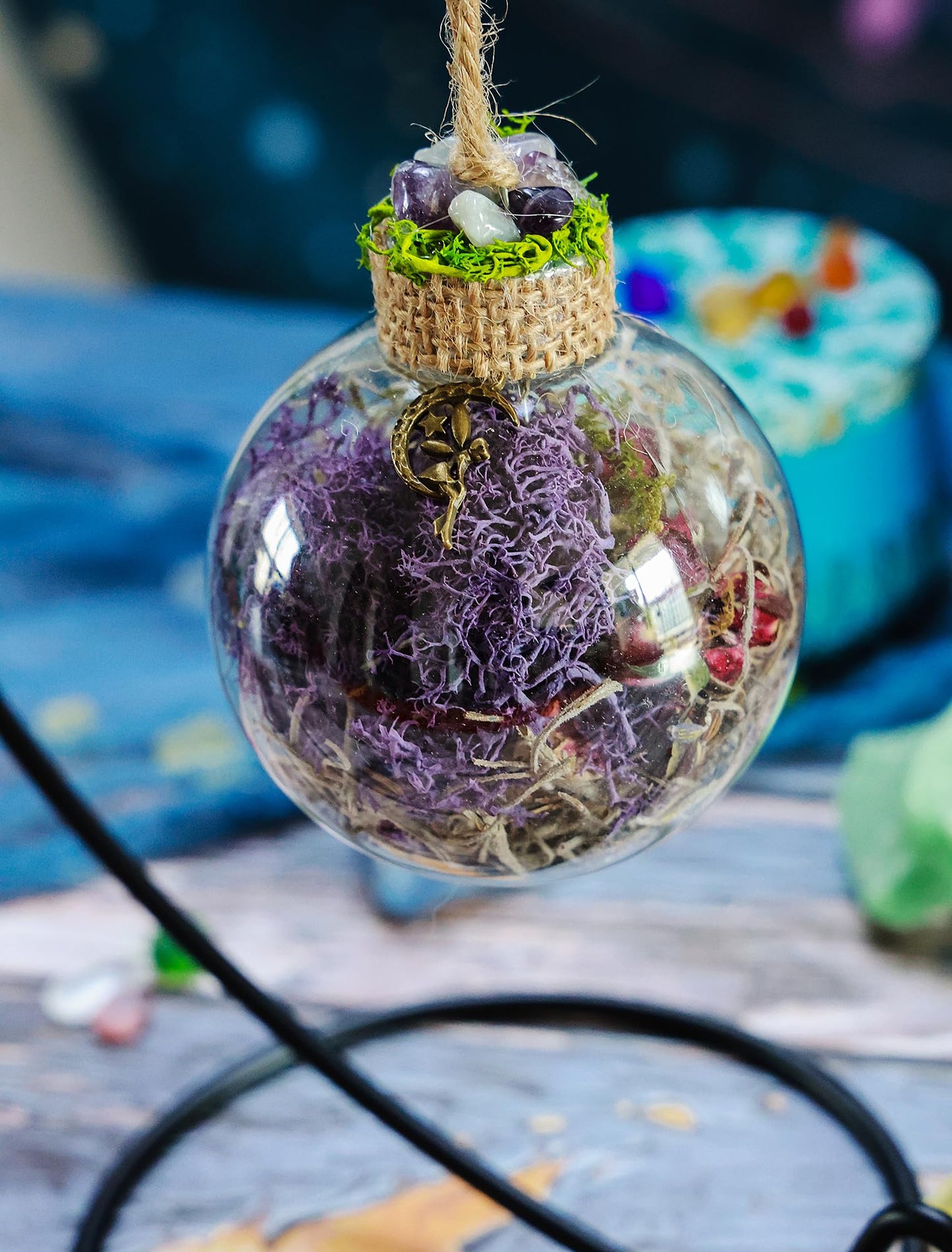 Witches Ball Divination Necromancy Protection Balls Altar Tools Goddess Spell Jar Collection Witches Blessing for Protection from Evil Banish Negative Energy Deflect Psychic Attacks
