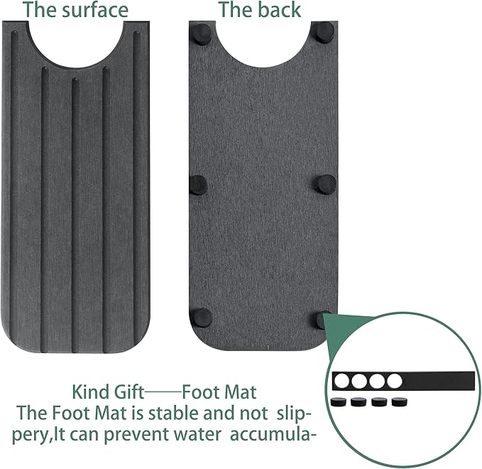 17inch x 4inch Kitchen Sink Faucet Mat, Water Absorbing Stone Faucet Splash