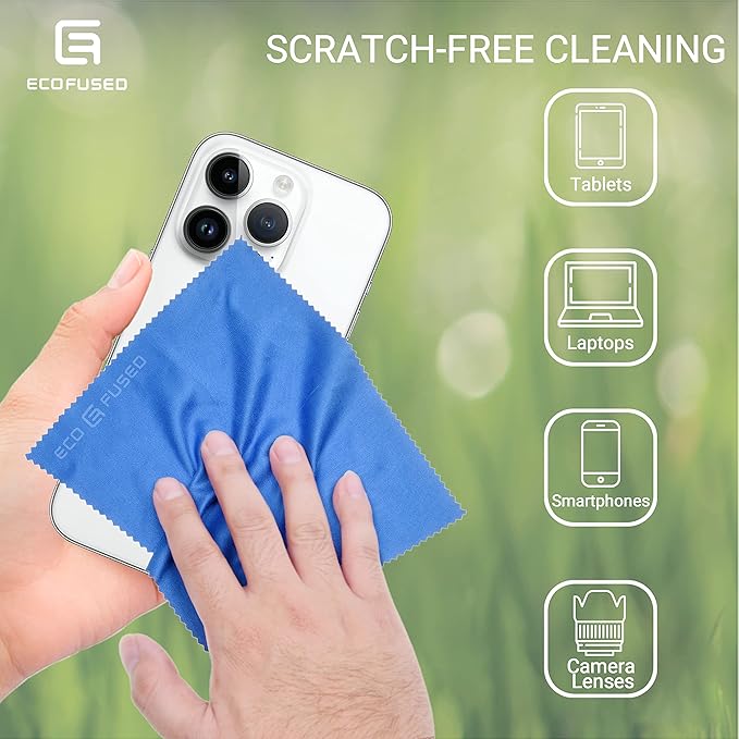 Eco-Fused Microfiber Cleaning Cloths