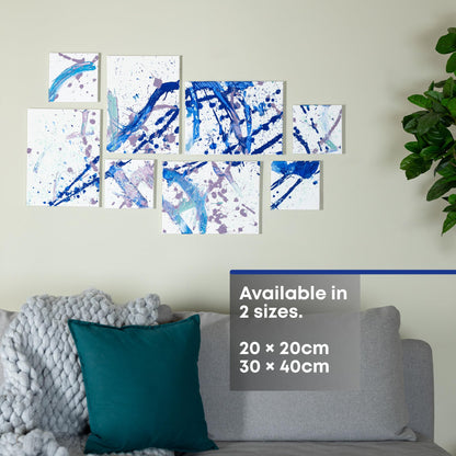 Fineway® Pack of 4 Artist Blank White Stretched Canvas Size 30cm X 40cm (12" X 16") - Ideal for Painting and Decorating. (Pack of 4)
