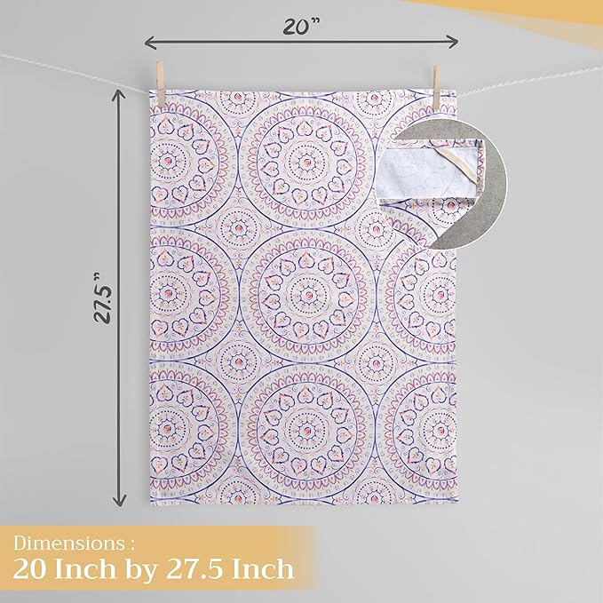 Maison d' Hermine Kitchen Towels Set of 3 100% Cotton 27.50" x 20" Reusable