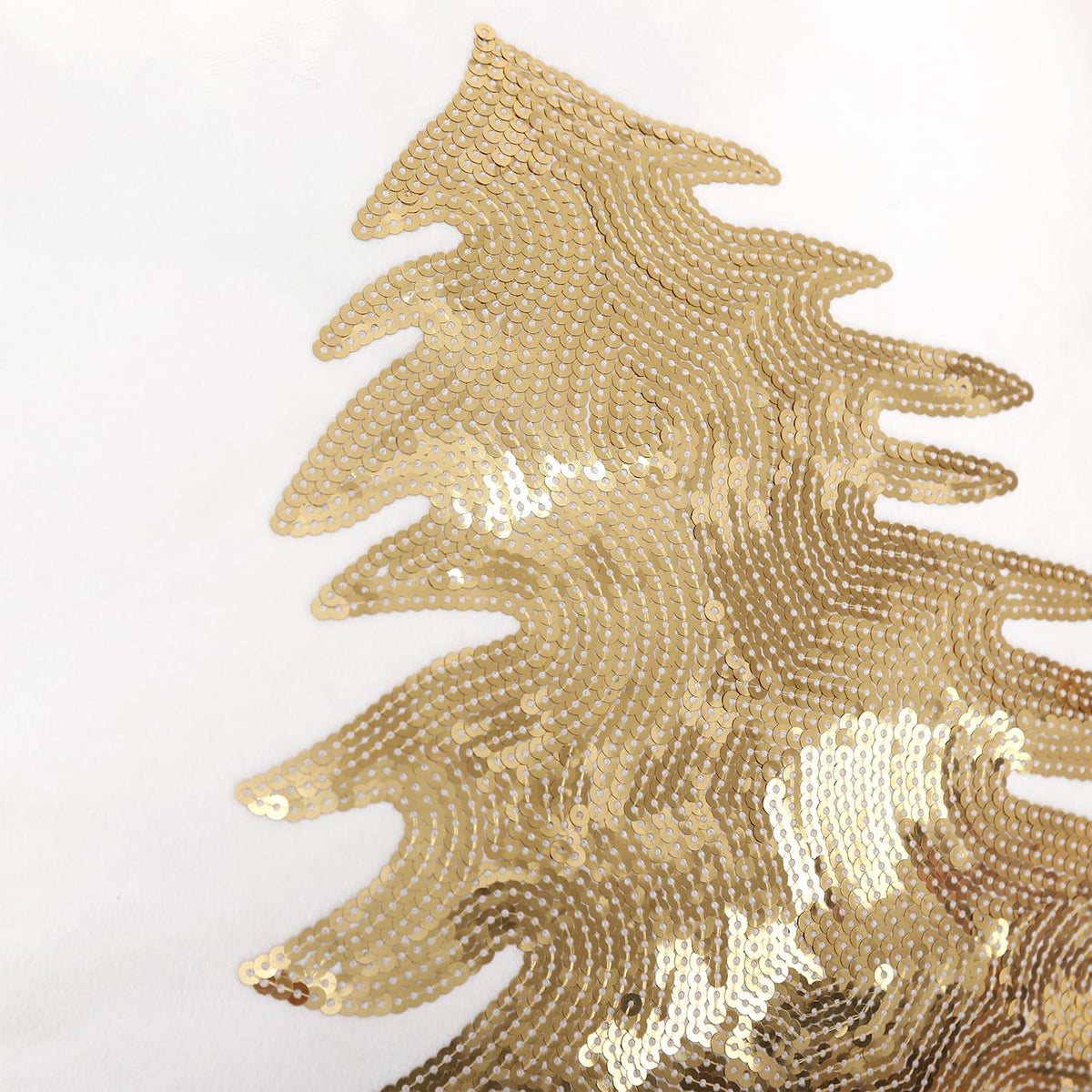 Tosleo Christmas Pillowcases 18 x 18 inch Set of 2 White Xmas Tree Sequins Throw Pillow Cover Christmas Pillow case Party Decorations Winter Holiday Cushion Cases