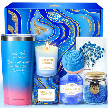 TRSILLE Christmas Gifts for Women, Birthday Gifts Spa Baskets for Women Christmas Gifts, Her, Girlfriend, Sister, Mom, Couples, Grandma Best Friend Birthday Gift Thank You Gift for Wife Anniversary