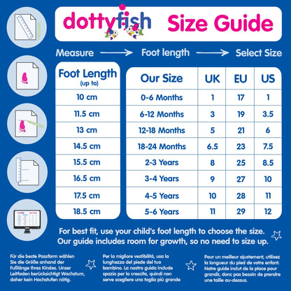 Dotty Fish Baby & Kids Suede Barefoot Slippers – Boys & Girls, 5 Styles, Non-Slip Soft Soles, Warm Fleece-Lined House Shoes, Elasticated Ankles, Podiatry Approved – Light Brown Tan 18-24 Months
