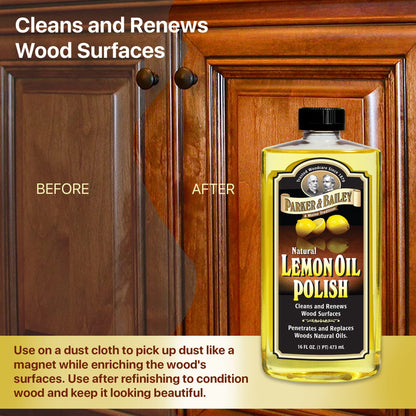 Parker & Bailey Lemon Oil Polish, Fluid, Yellow, One Size