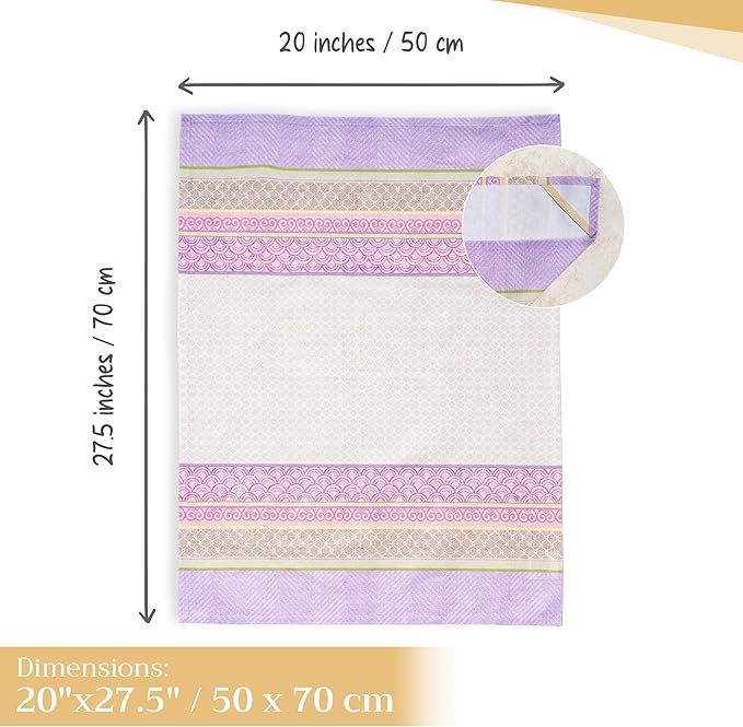 Maison d' Hermine Kitchen Towels Set of 3 100% Cotton 27.50" x 20" Reusable