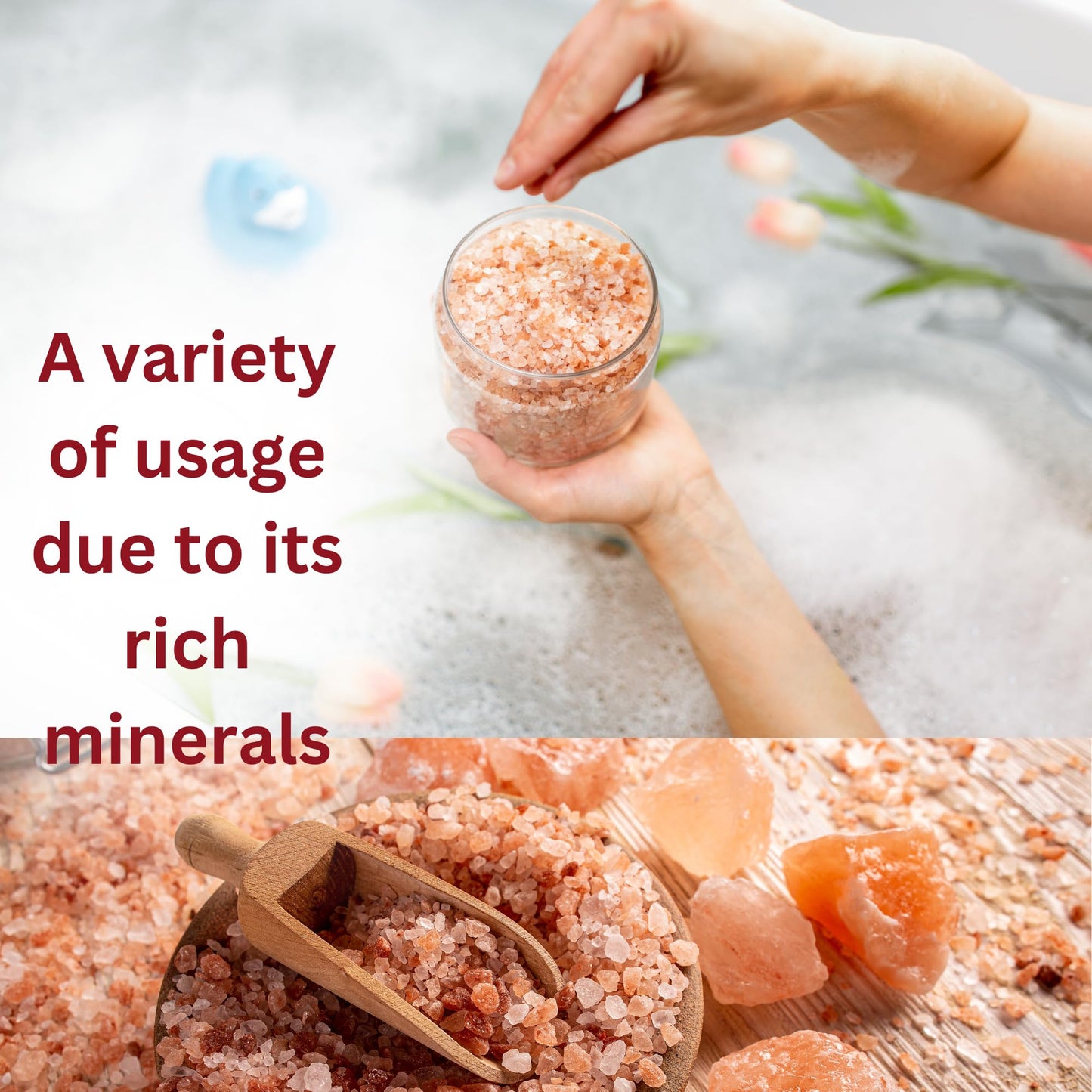 RoyalHouse, Himalayan Extra Fine Pink Salt - 2.5 lbs Extra Fine Bulk in Jar, Pure Gourmet Crystals, Natural - Contains 84 Minerals, Suitable for Body Bath Scrubs, Table Salt - Kosher