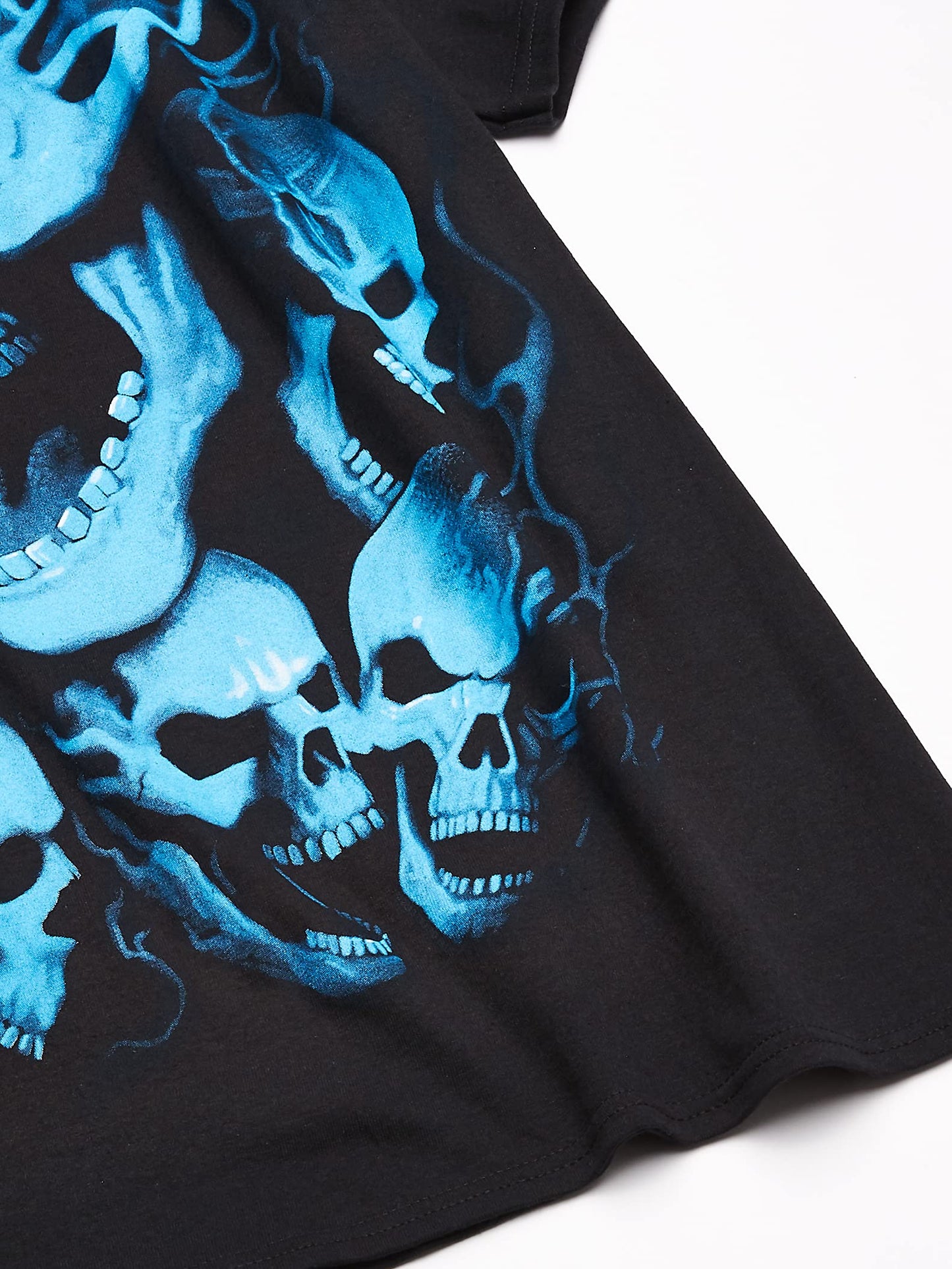 Liquid Blue Men's Vampire Skulls T-Shirt, Black, XX-Large