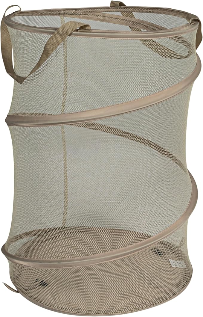 Household Essentials Pop-Up Mesh Laundry Hamper