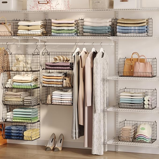 5 Tier Extra Large Closet Hanging Organizer