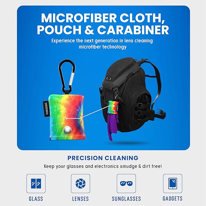 Microfiber Cloth & Glasses Wipes Lens & Glasses Cleaning Cloth