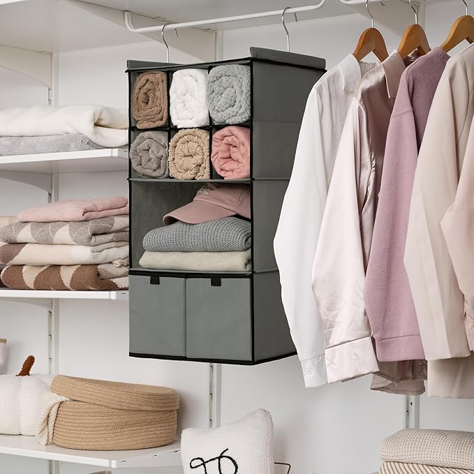 GRANNY SAYS Hanging Closet Organizer