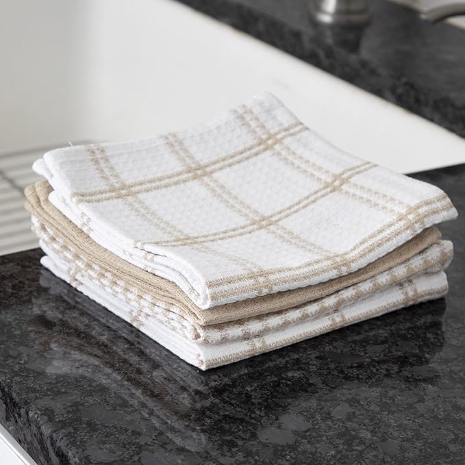 T-Fal Premium Waffle Dish Cloths: Highly Absorbent, Super Soft Long Lasting