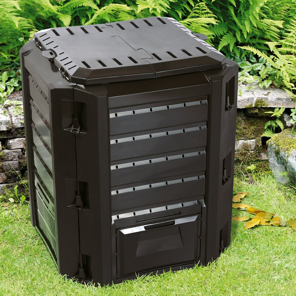 DEUBA® 800 Litre Garden Composter Bin | Composting Waste Box | Recycling | Dog Waste | Food Caddy | Worm Farm | Outdoor Compost Eco Storage Bins | Large