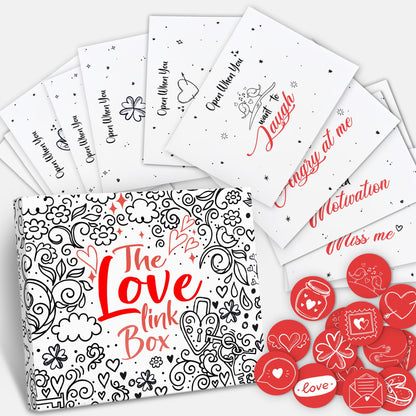 Limina Open When Envelopes Kit – 12 Open When Envelopes with Stickers for Long Distance Relationship, College Students, Daughter, or Boyfriend – Thoughtful Love Letter Kit & Going Away Gift