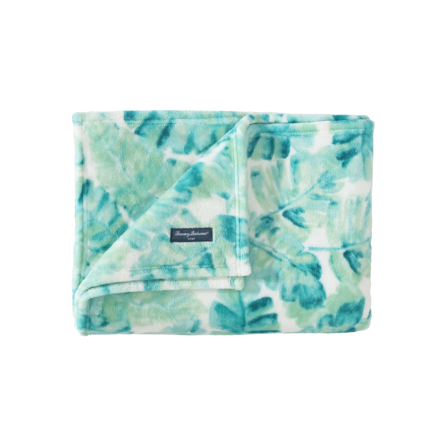 Tommy Bahama - Throw Blanket, Plush Fleece Bedding, Tropical Bedding Set for Bed or Couch (Weekend Green, 50" x 70")