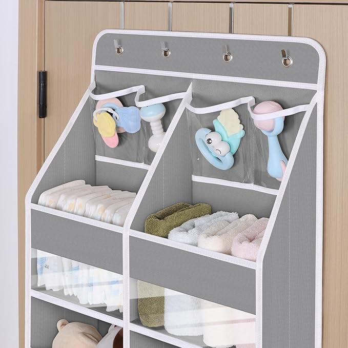 Univivi 6-Shelf Over Door Hanging Organizer Fabric Door Organizer