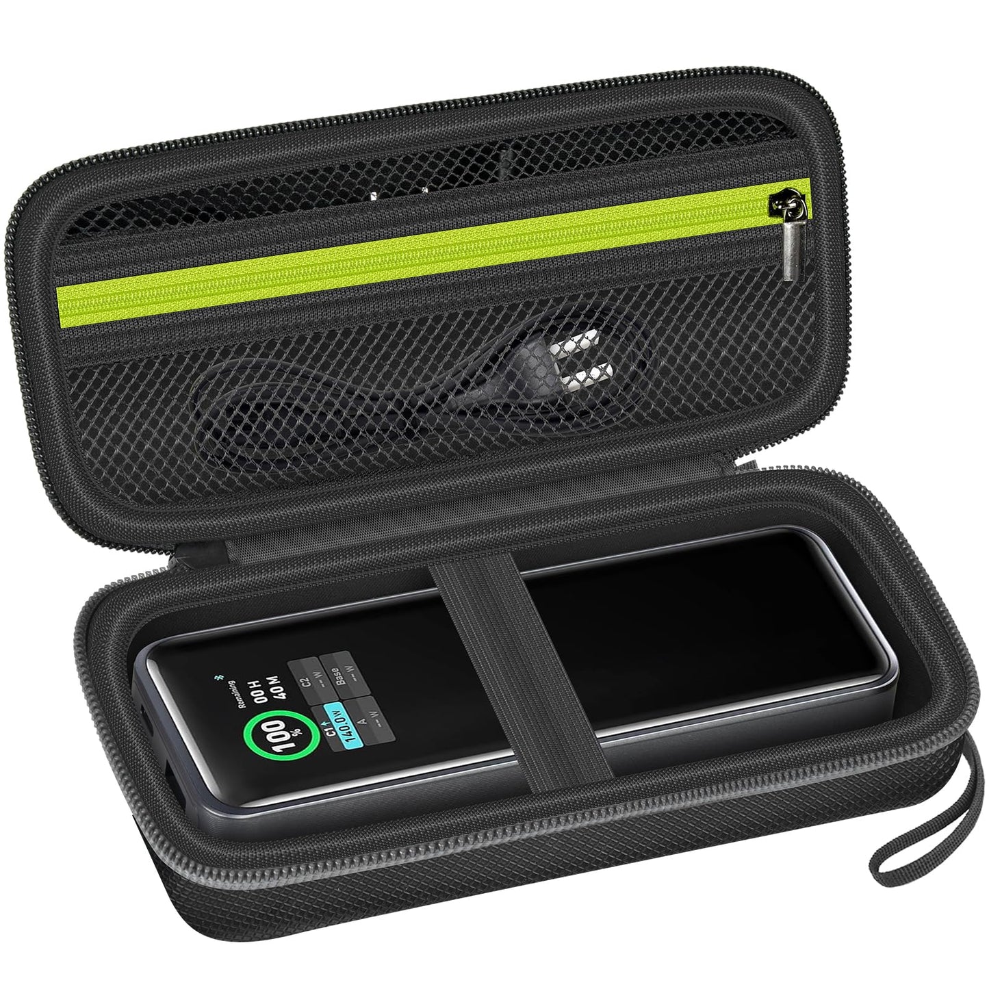 Case for Anker Prime Power Bank 27,650mAh 250W & 737 24000mAh – 3-Port Fast Charging Storage Holder – Portable Laptop/Car Charger Carry Box (Box Only)