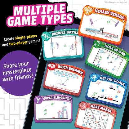 Abacus Brands Pixicade! Turn Drawings Into Playable Video Games! | Doodle & Draw, Snap Play & Share Instant Video Games! | Mobile Video Game Maker and Creation Studio!