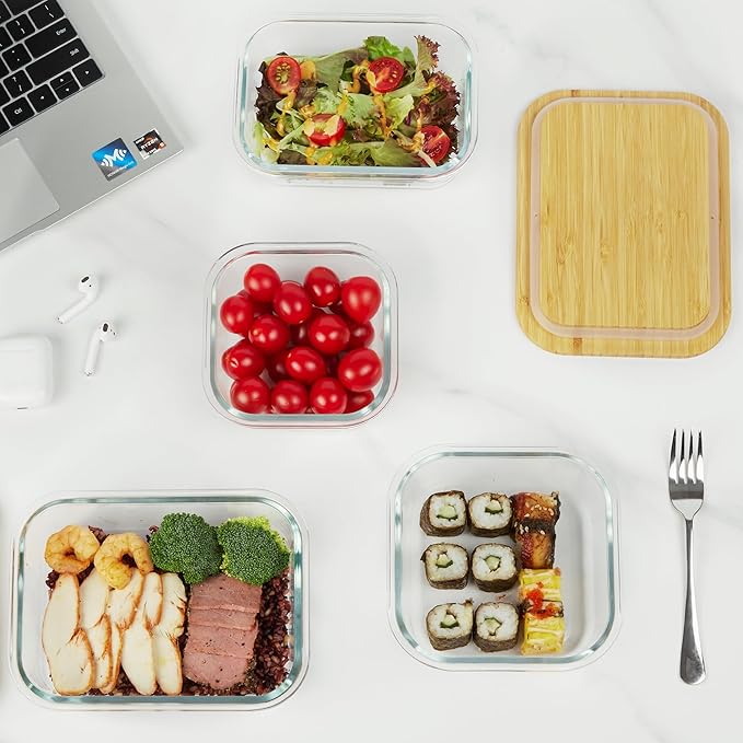 Vtopmart Glass Food Storage Containers