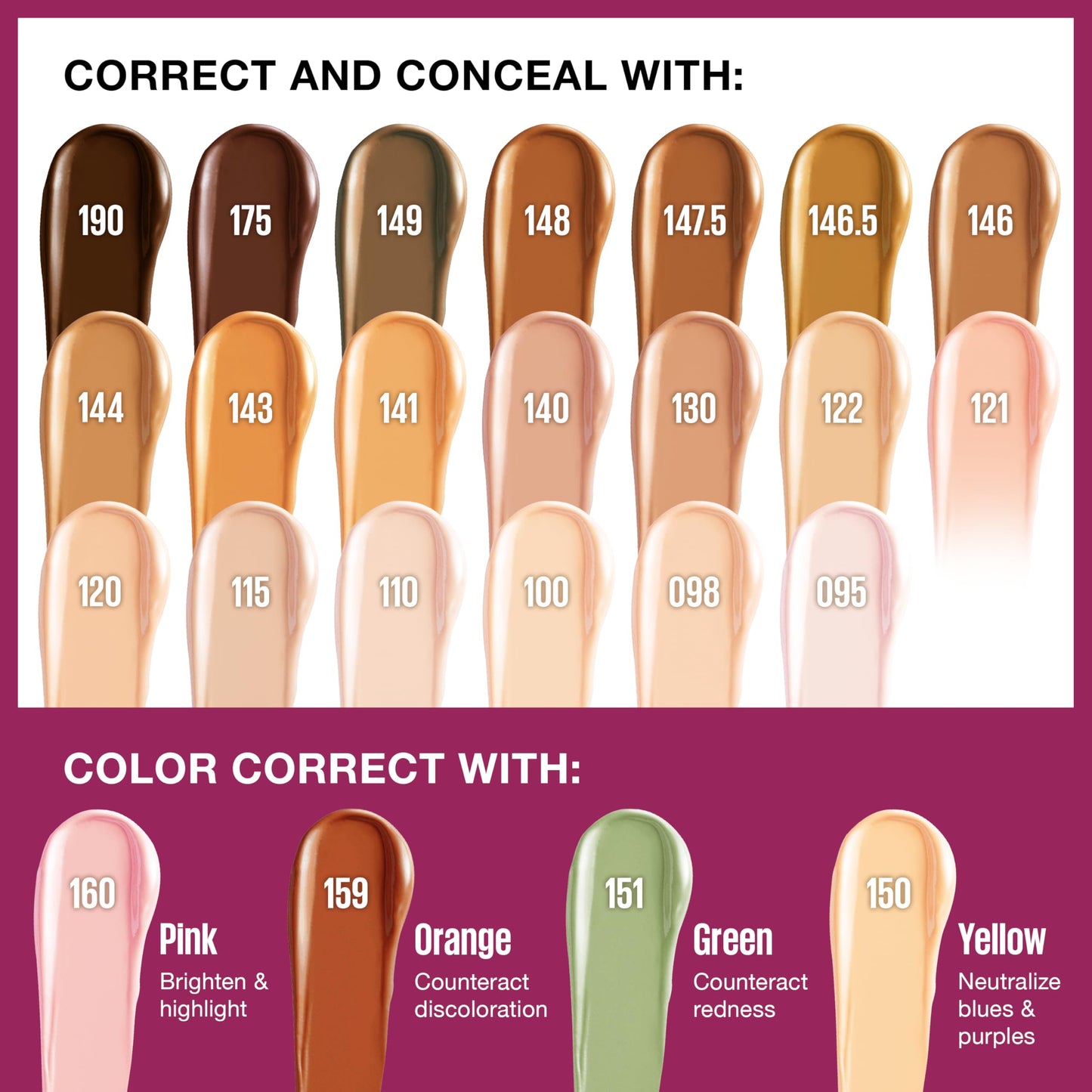 Maybelline New York Instant Age Rewind Eraser Dark Circles Treatment Concealer - 2 Fluid oz - Shade 160 - Brightener