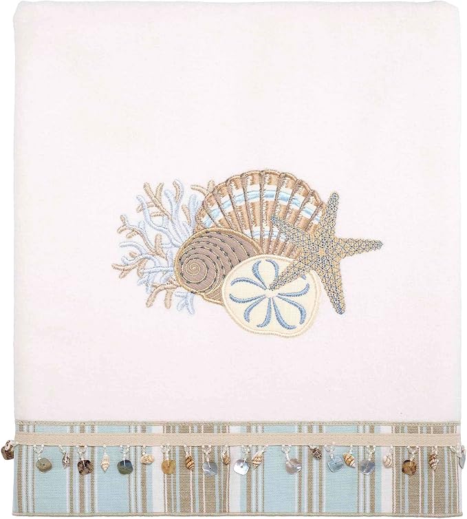 Avanti Linens - 3pc Towel Set, Soft & Absorbent Cotton, Coastal Home Decor