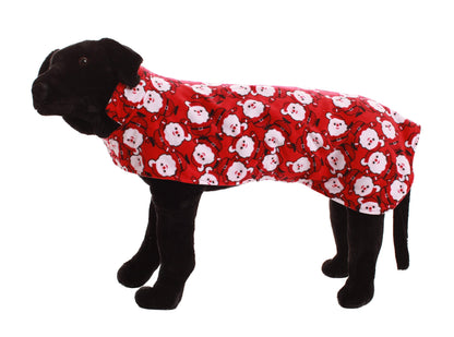 #followme Womens Microfleece Pajamas Set, Family Pajamas, Santa Squad, Large