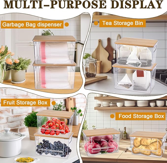 2 PCS Trash Bag Holder Dispenser Under Sink, Extra Large Garbage Bag Holder