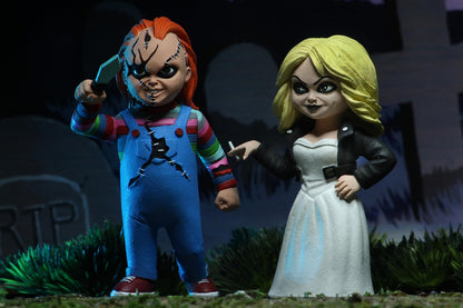 NECA - 2-Pack Toony Terrors Action Figures, Chucky & Tiffany