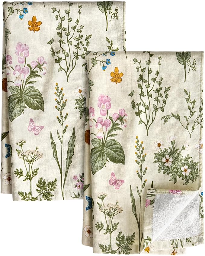 Cotton Kitchen Towels Set of 2